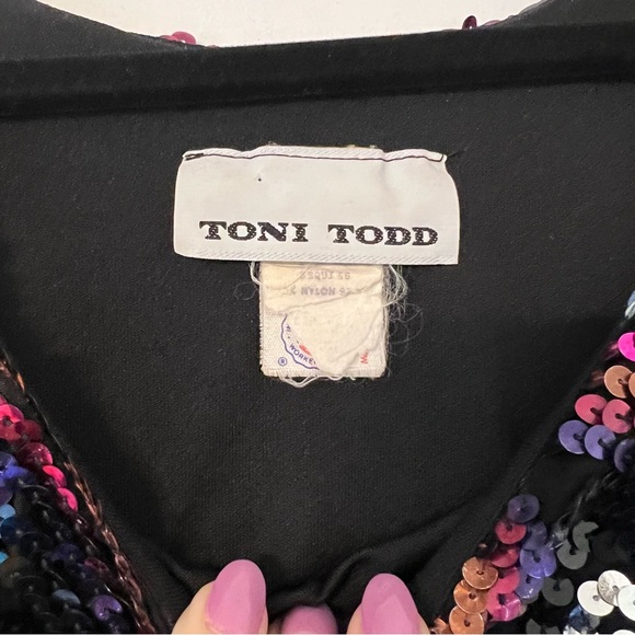 Vintage Sequined Dress Medium - Picture 7 of 7